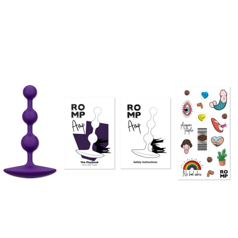 ROMP - AMP Lila Flexible Silikon-Analkapseln 12,5 cm Lila