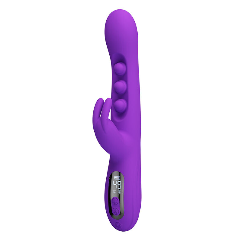 PRETTY LOVE - SABIEN RABBIT VIBRATOR MIT KLOPFSTIMULATION UND LILA LED