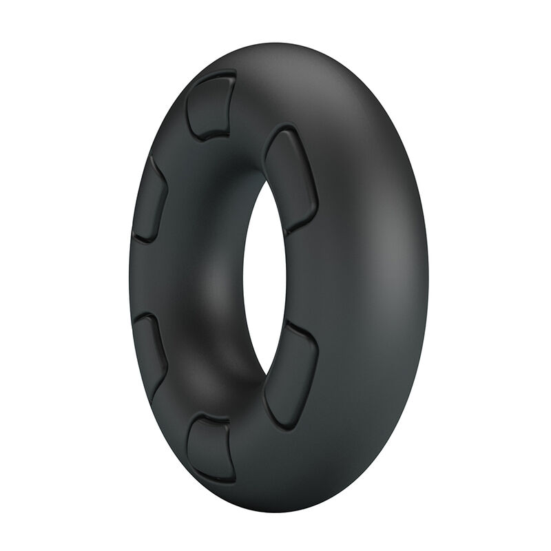 CRAZY BULL - BERTRAM SUPERSOFT SILIKON-PENISRING SCHWARZ