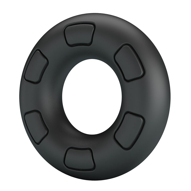 CRAZY BULL - BERTRAM SUPERSOFT SILIKON-PENISRING SCHWARZ