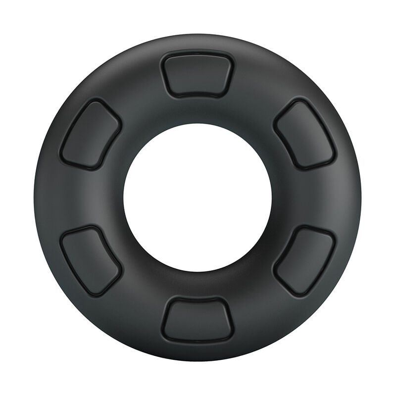 CRAZY BULL - BERTRAM SUPERSOFT SILIKON-PENISRING SCHWARZ