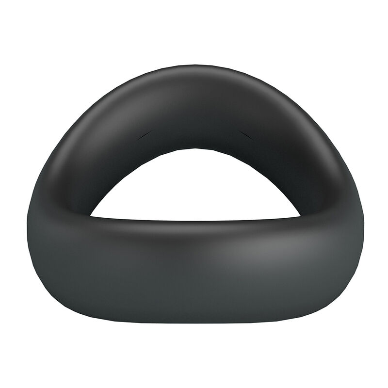 CRAZY BULL - VALEN ergonomischer Silikon-Penisring Schwarz