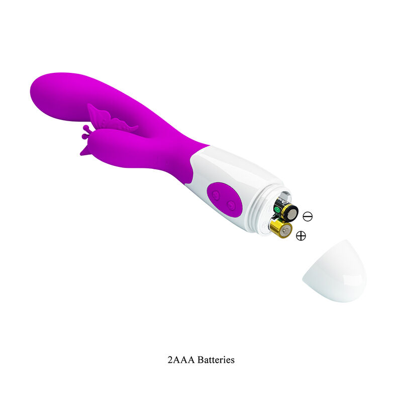 PRETTY LOVE - BUTTERFLY KISS 30-FUNKTIONEN-HASENVIBRATOR LILA