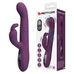 PRETTY LOVE - DEE Multifunktions-Hasenvibrator mit oszillierender und perkussiver Funktion, Lila
