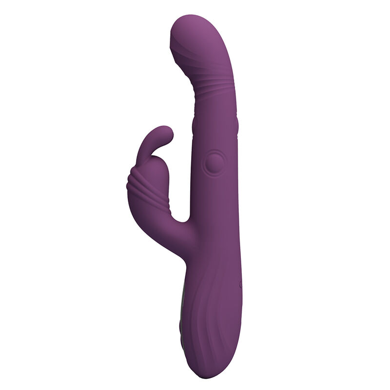 PRETTY LOVE - DEE Multifunktions-Hasenvibrator mit oszillierender und perkussiver Funktion, Lila