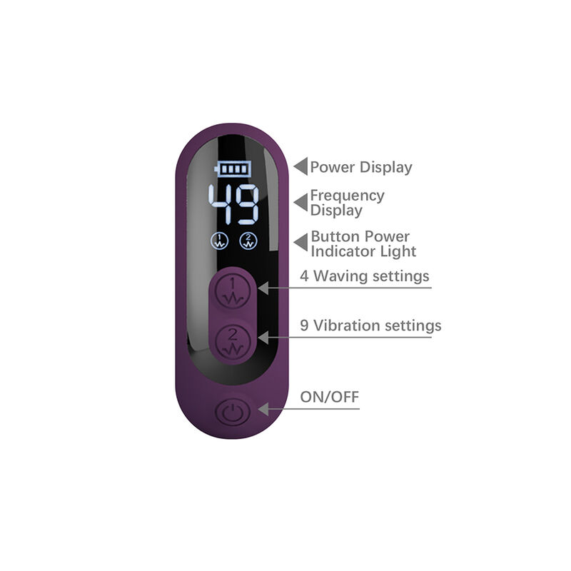 PRETTY LOVE - DEE Multifunktions-Hasenvibrator mit oszillierender und perkussiver Funktion, Lila