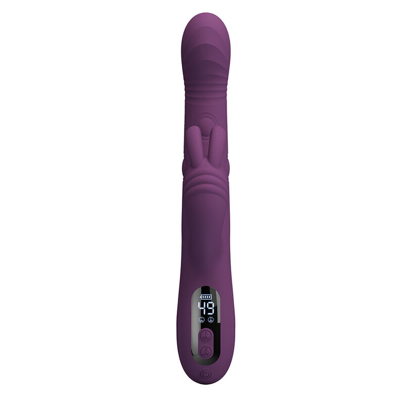 PRETTY LOVE - DEE Multifunktions-Hasenvibrator mit oszillierender und perkussiver Funktion, Lila