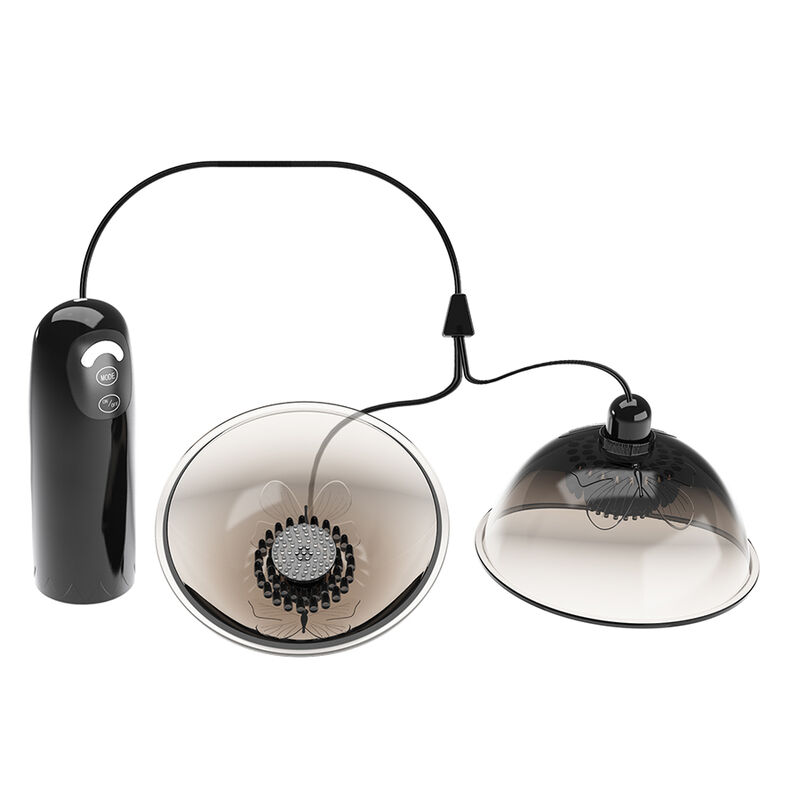 PRETTY LOVE - Rotierender Brustwarzen-Saugstimulator Schwarz