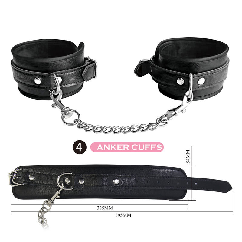 PRETTY LOVE - 8-teiliges BDSM-Set Schwarz