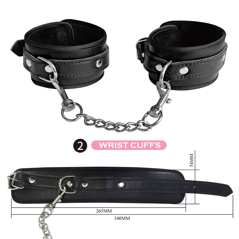 PRETTY LOVE - 8-teiliges BDSM-Set Schwarz