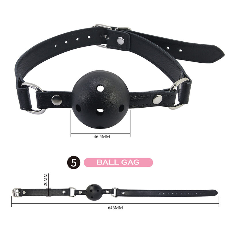 PRETTY LOVE - 8-teiliges BDSM-Set Schwarz
