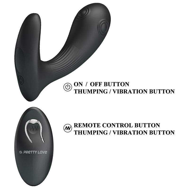 PRETTY LOVE - MIRABELLE Prostatavibrator mit Fernbedienung