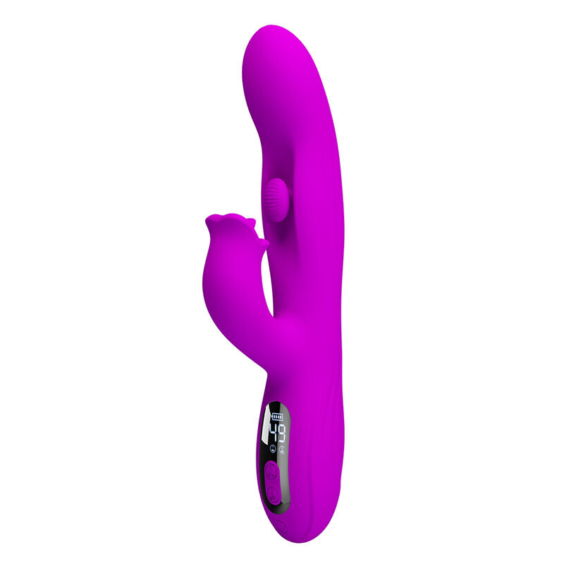 PRETTY LOVE - YALANDA HASE OSZILLIERENDER VIBrator MIT LED-ANZEIGE, LILA
