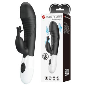 PRETTY LOVE - RASMUSSEN 30-FUNKTIONEN-HASE-VIBRATOR Schwarz