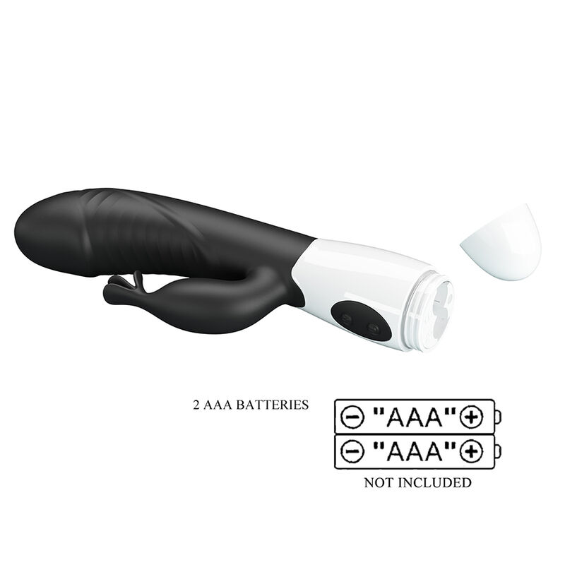 PRETTY LOVE - RASMUSSEN 30-FUNKTIONEN-HASE-VIBRATOR Schwarz
