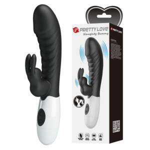 PRETTY LOVE - NAUGHTY BUNNY 30-FUNKTIONEN-HASENVIBRATOR SCHWARZ