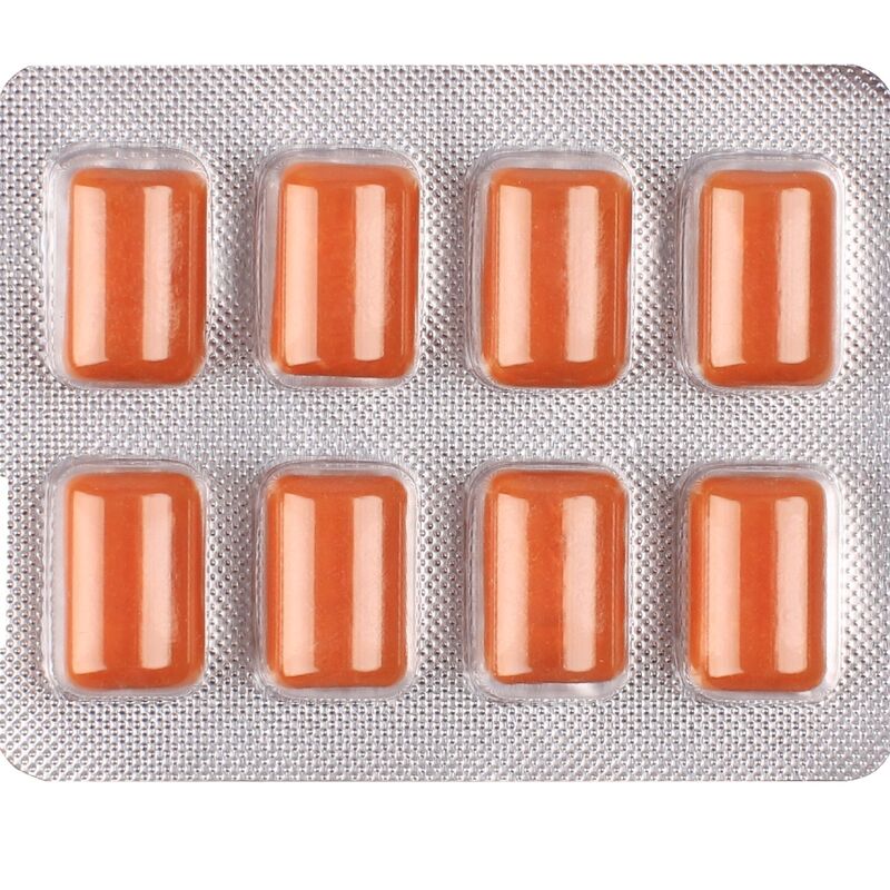 WUG Solar – Der Kaugummi, der Ihre Haut auf die Sonne vorbereitet. Blisterpackung mit 8 Stück.