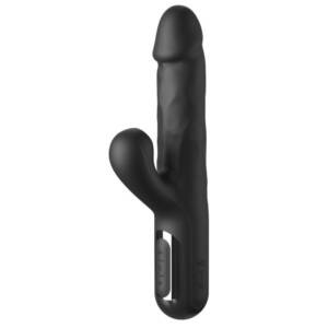 FETISH FANTASY SERIES - SONIX Silikon-Thruster-Hase-Vibrator Schwarz