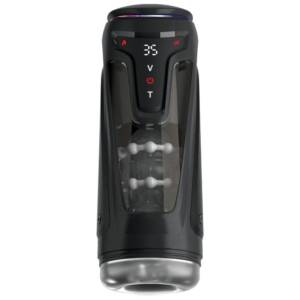 PDX ELITE - MOTO-BATOR PRO THRUSTING STROKER automatischer Vibrations- und Wärme-Masturbator 26,5 cm