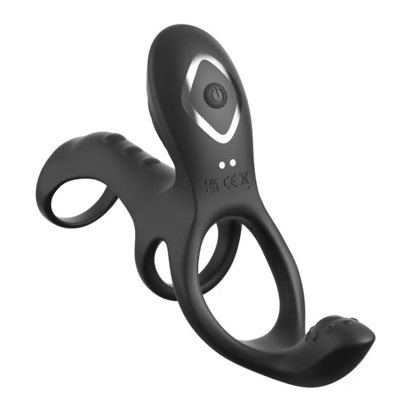 FANTASY C-RINGZ - Ultimativer Paar-Cage-Max-Vibrations-Penisring 19,5 cm