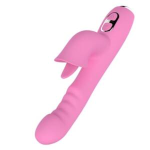 NALONE - T-MAY MAGIC STICK RABBIT VIBRATOR - Rosa