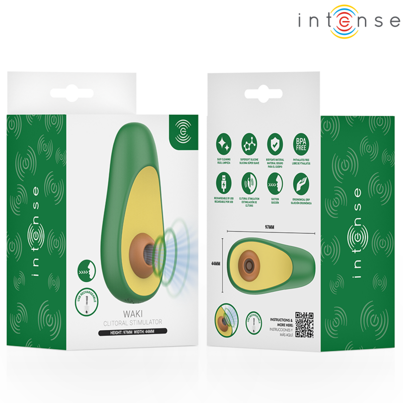 INTENSE - WAKI AVOCADO Klitoralsaugstimulator