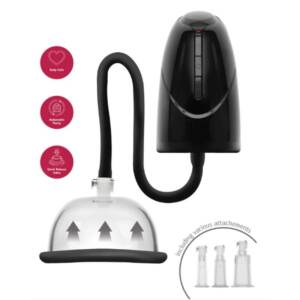 SHE.E.O - Automatische Vakuumpumpe für Vagina und Klitoris Schwarz