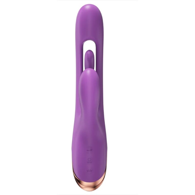SHE.E.O - Hasen-G-Punkt-Vibrator mit digitaler Bewegung, Lila