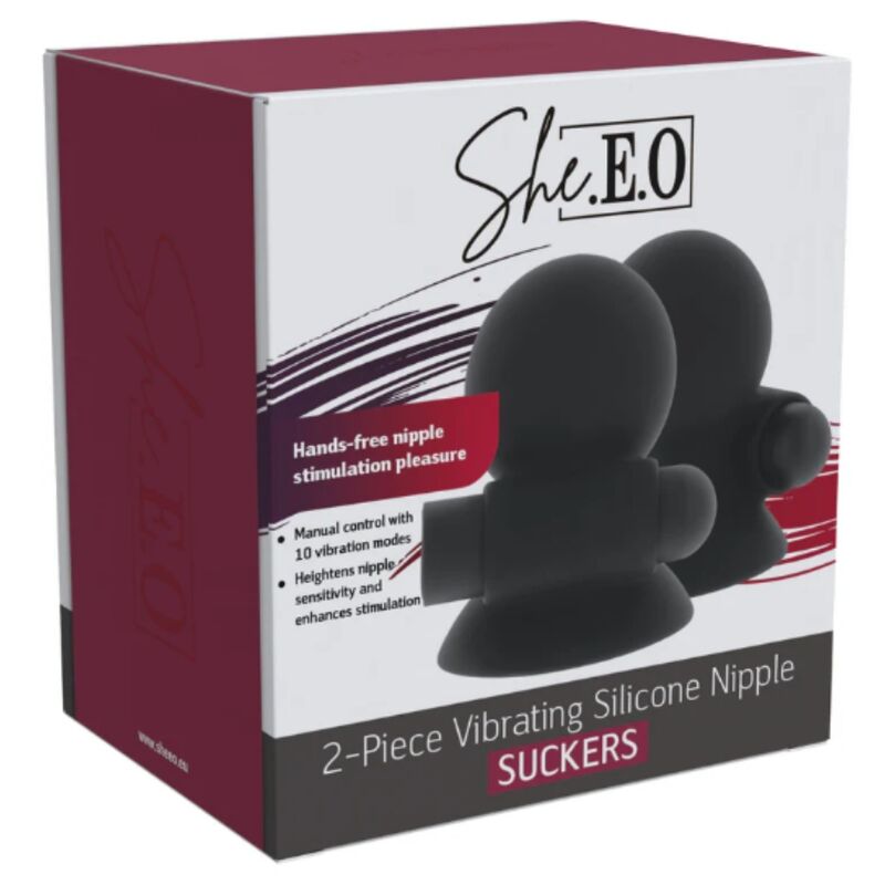 SHE.E.O - Wiederaufladbarer Vibrations-Nippelsauger