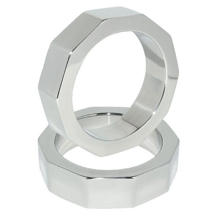 METAL HARD - Penis- und Hodenschnurring 55 mm