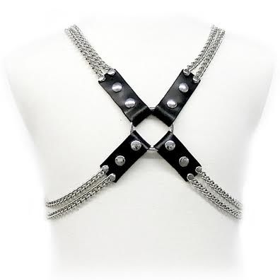 LEATHER BODY - Ketten-Harness