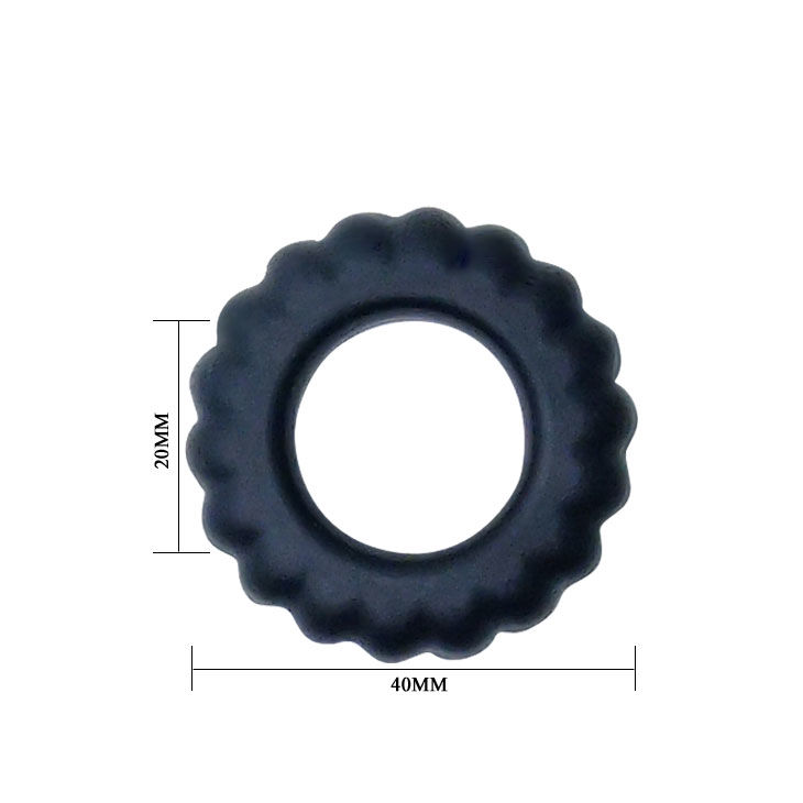 BAILE - TITAN PENISRING SCHWARZ 2 CM