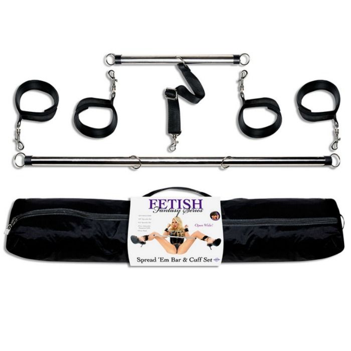 FETISH FANTASY SERIES - SPREAD EM Stangen- und Cuff-Set