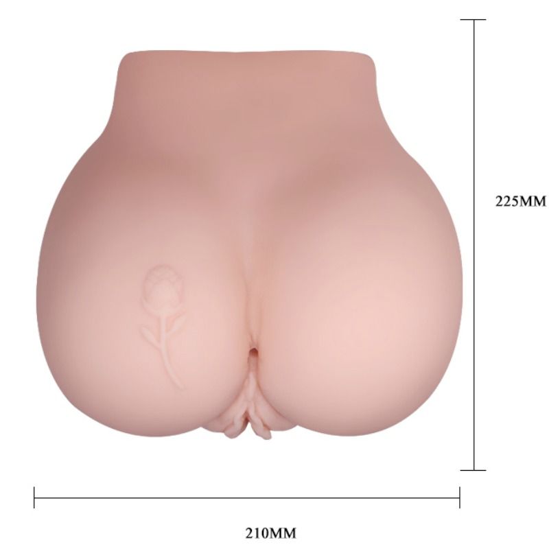CRAZY BULL - Vagina und Anus mit realistischem Tattoo und Vibration