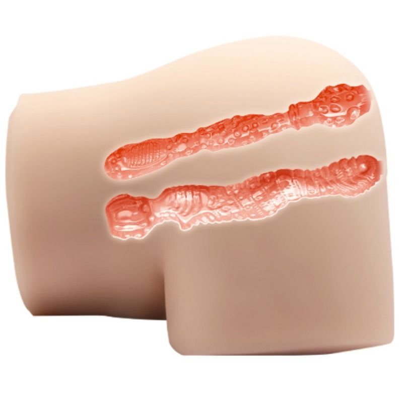 CRAZY BULL - Realistische Vagina und Anus mit Vibrationsposition 4