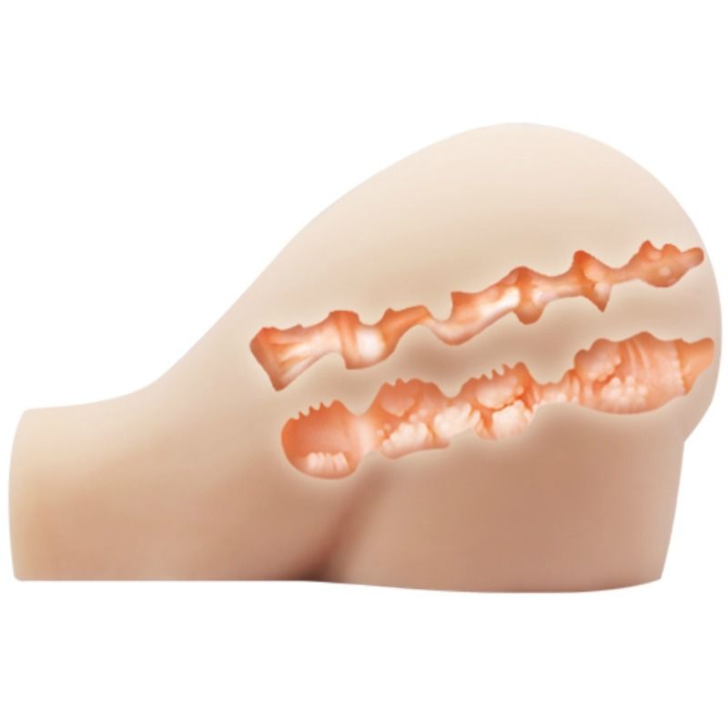 CRAZY BULL - Realistische Vagina und Anus mit Vibrationsposition 8