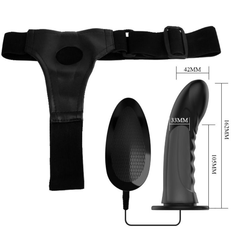 PRETTY LOVE - MARVIN Strap-On mit Vibration und Hohldildo