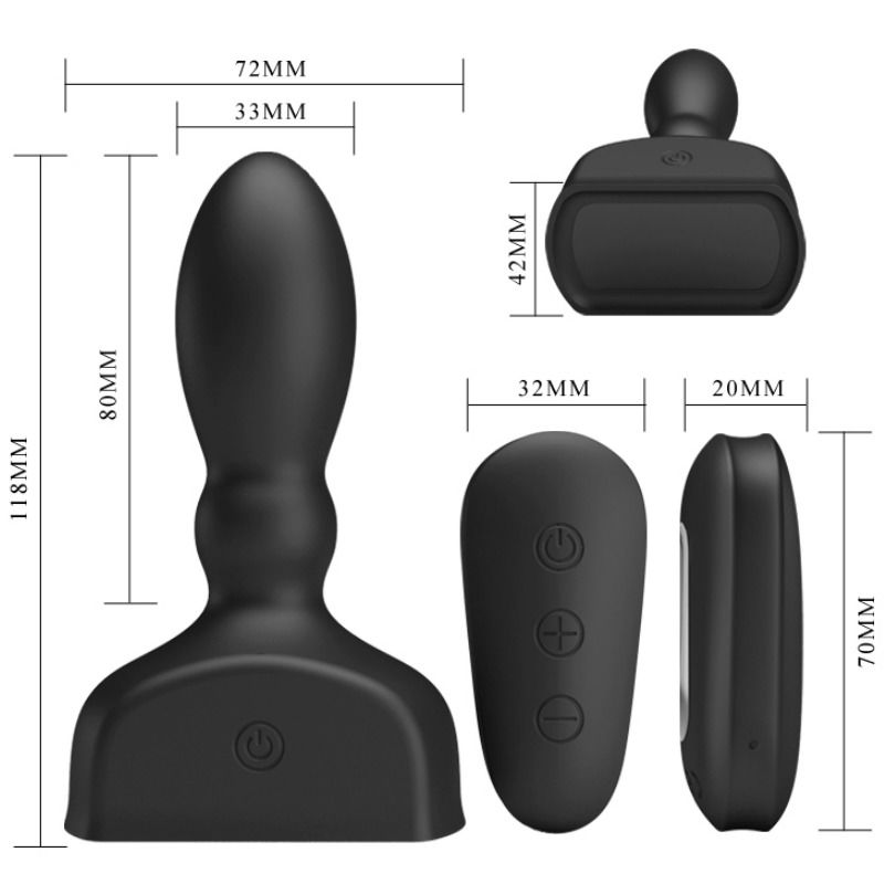 PRETTY LOVE - MARRIEL Prostatavibrator und aufblasbar