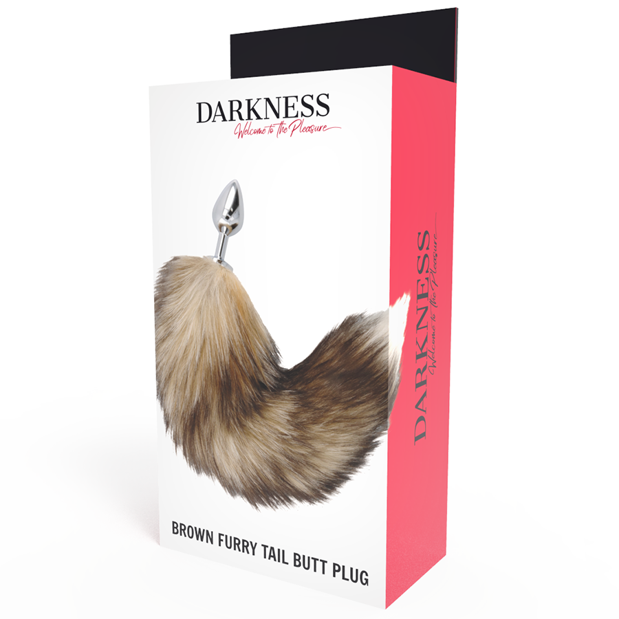 DARKNESS - Schwanz-Analplug Silber