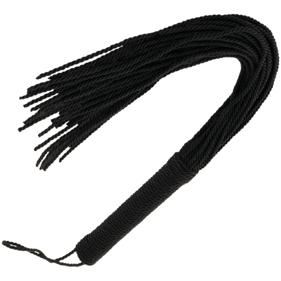 DARKNESS - schwarze Bondage-Peitsche 50 cm