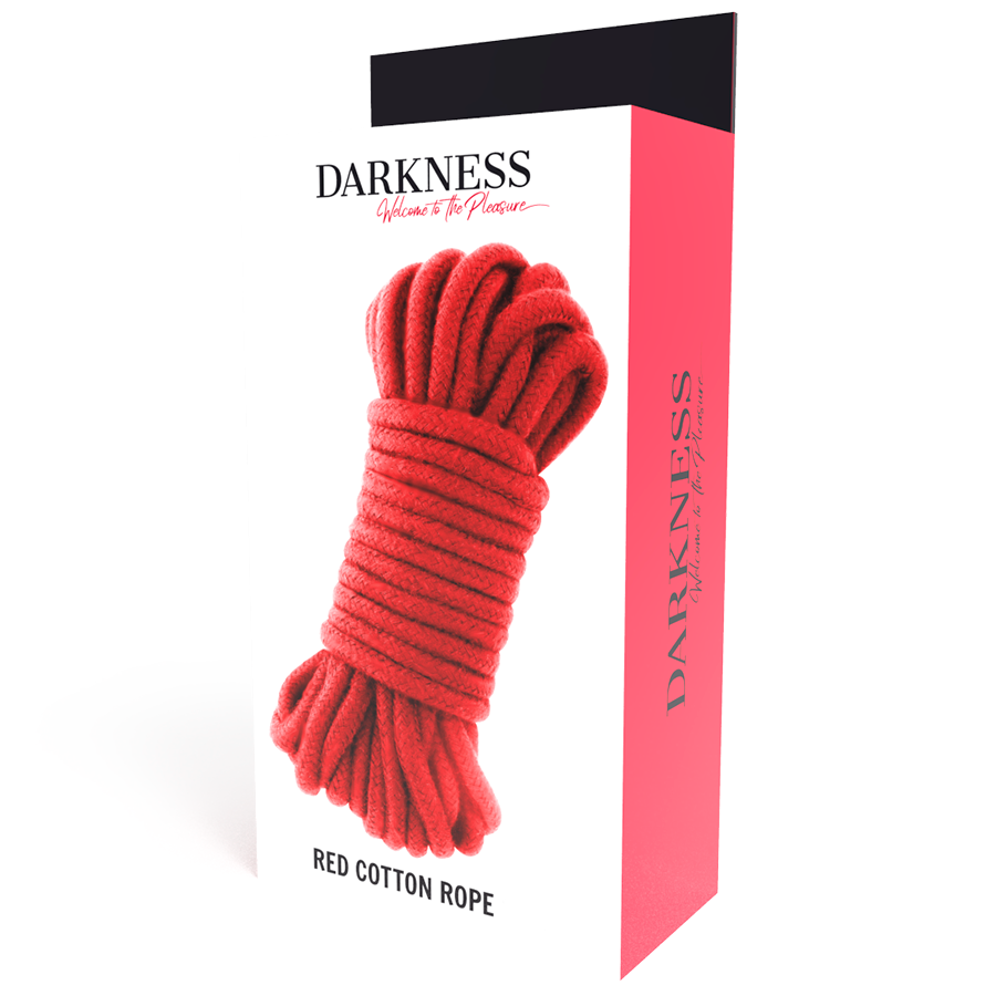 DARKNESS - Japanisches Seil 10 m Rot