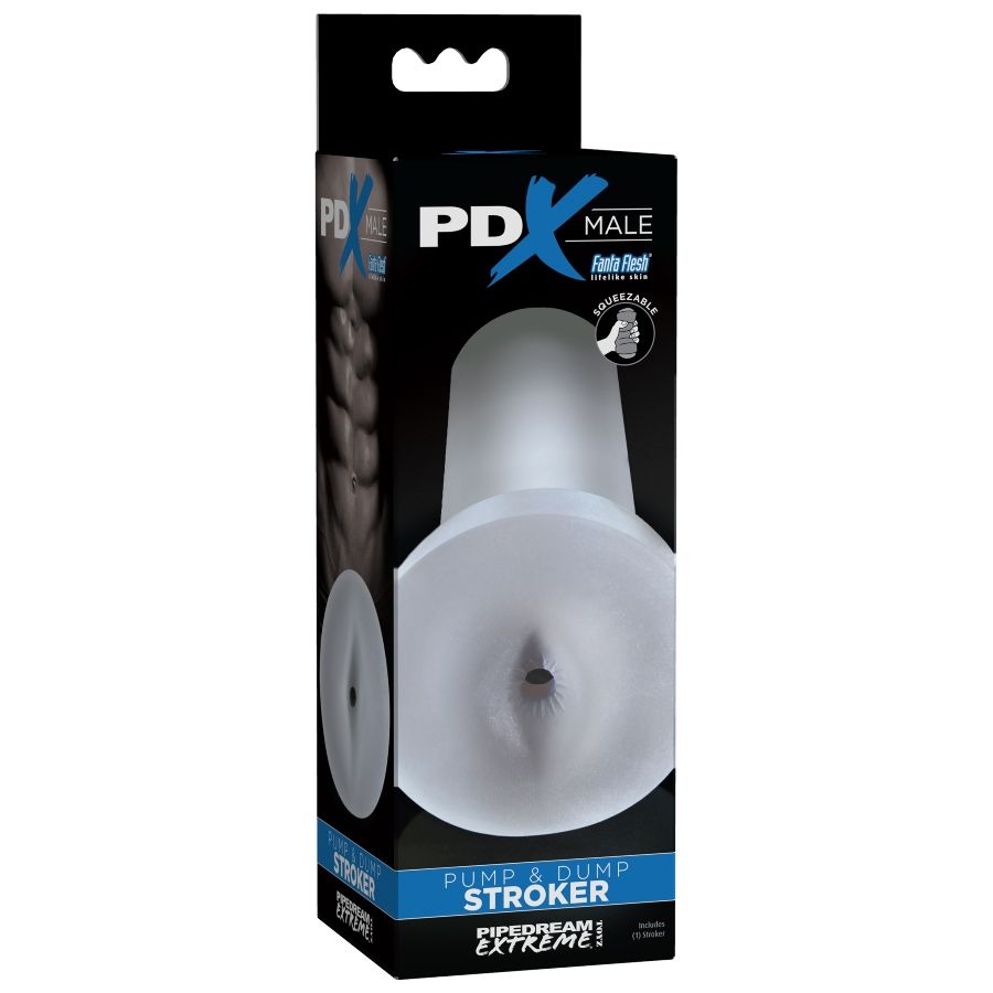 PDX MALE - Pumpe und Dump Stroker - Klar