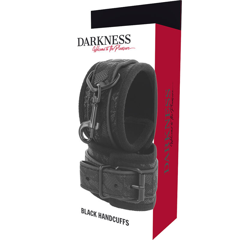 DARKNESS - Luxus-BDSM-Handschellen in Schwarz