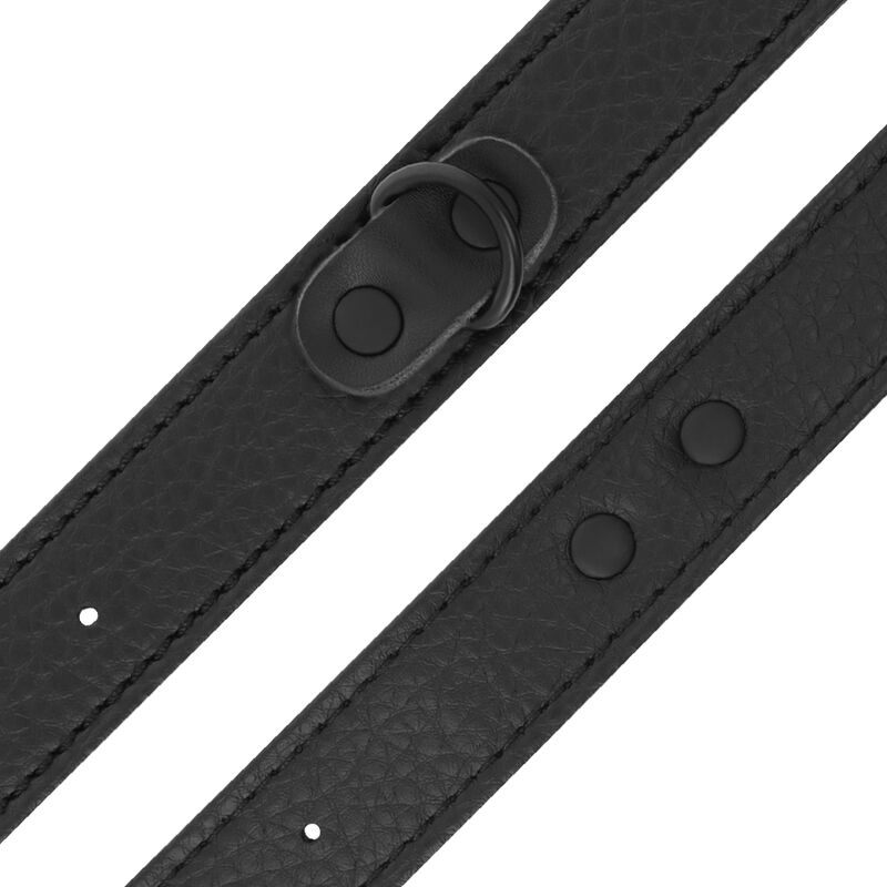 DARKNESS - Breite, dünne texturierte Handschellen