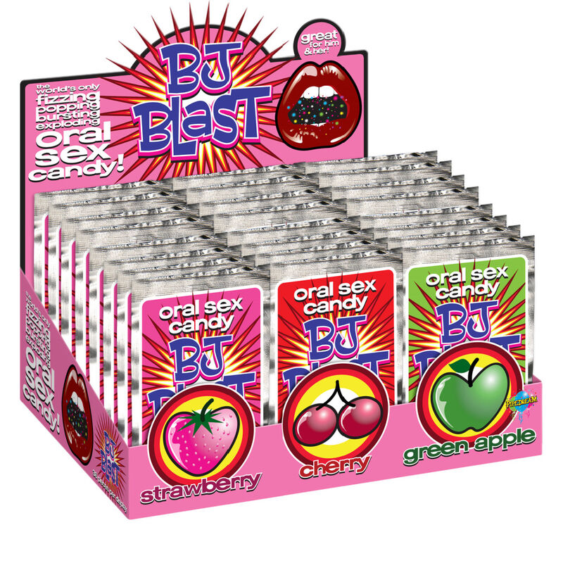 PIPEDREAM – BJ BLAST Beere / Kirsche und grüner Apfel – Display – 36 Stück