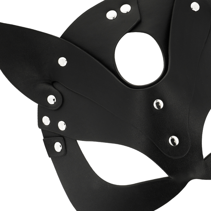 COQUETTE CHIC DESIRE - Vegane Leder Maske mit Katzenohren