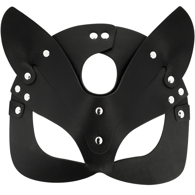 COQUETTE CHIC DESIRE - Vegane Leder Maske mit Katzenohren