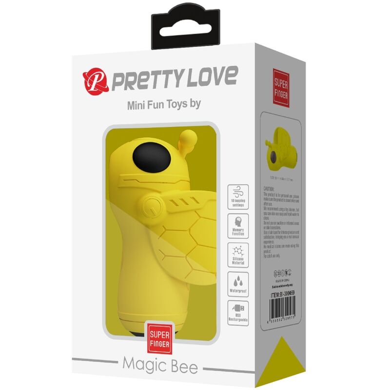 PRETTY LOVE - MINI-SPASS-SPIELZEUG VON MAGIC BEE VIBRATOR & SUCKER