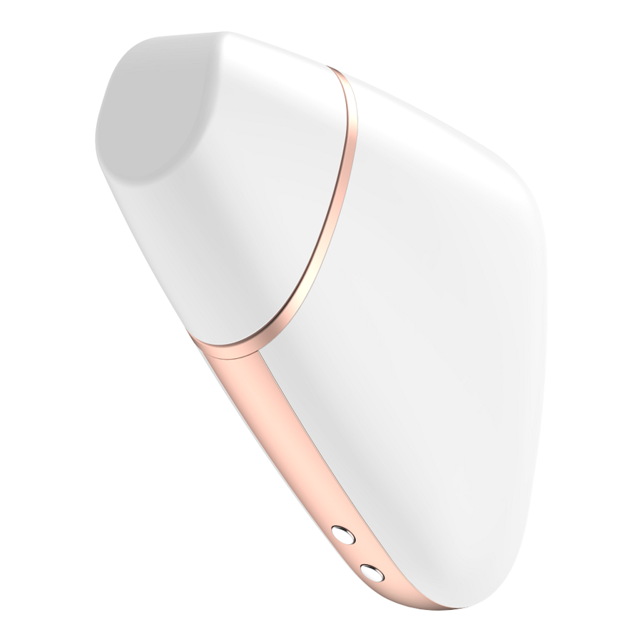 SATISFYER - LOVE TRIANGLE KLITORISSTIMULATOR & VIBRATOR WEISS