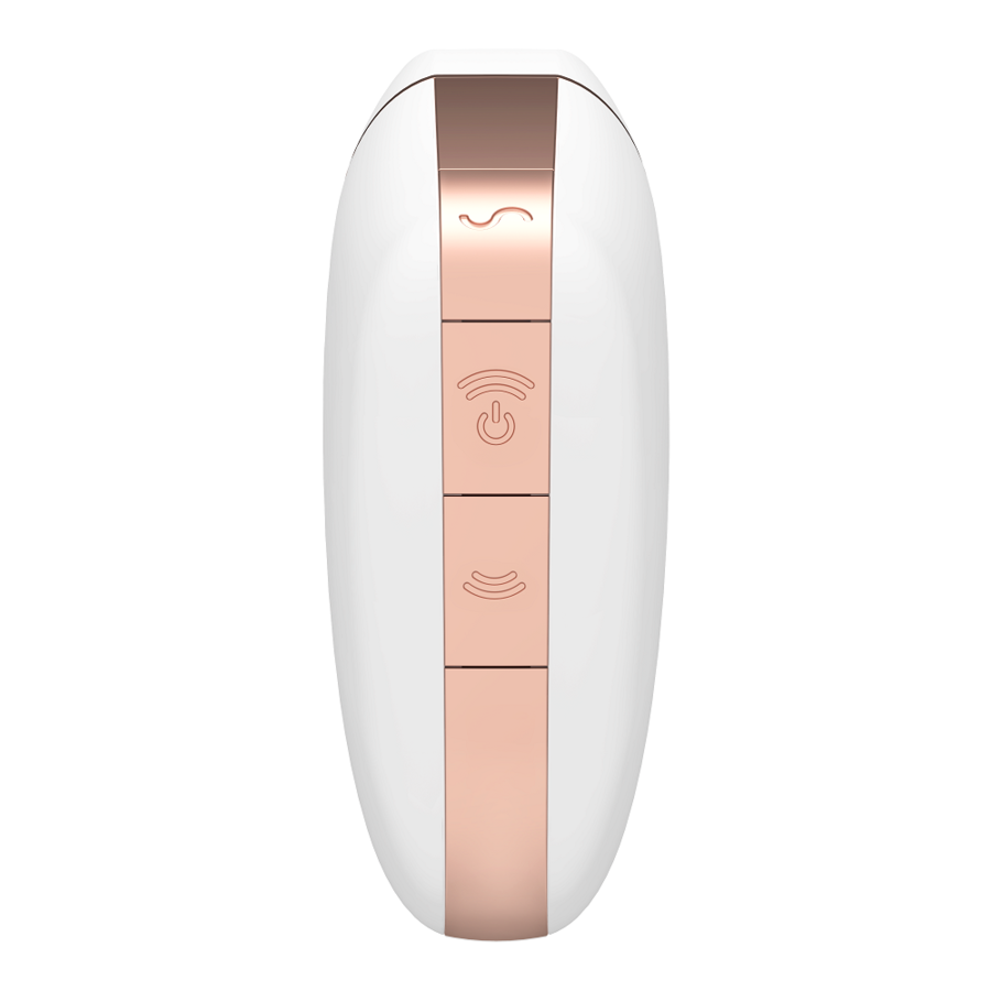 SATISFYER - LOVE TRIANGLE KLITORISSTIMULATOR & VIBRATOR WEISS